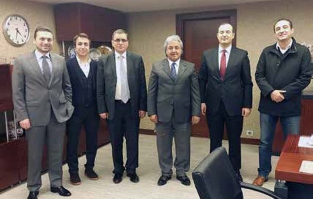 Nevhan Gündüz Halkbankası Genel Müdürüne ziyaret