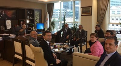 Nevhan Gündüz Çevre ve Şehircilik Bakanlığı Müsteşarına Ziyaret