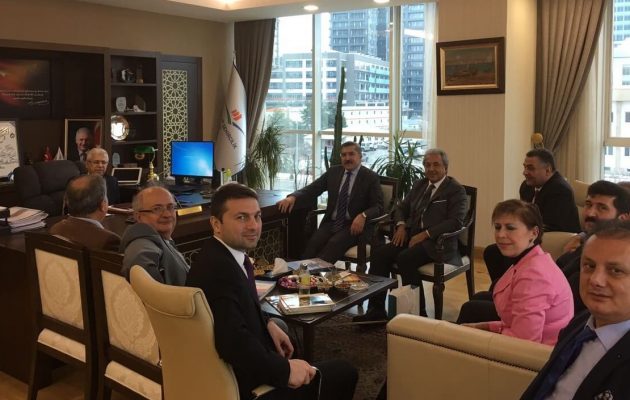 Nevhan Gündüz Çevre ve Şehircilik Bakanlığı Müsteşarına Ziyaret