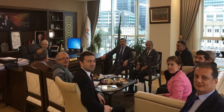 Nevhan Gündüz Çevre ve Şehircilik Bakanlığı Müsteşarına Ziyaret