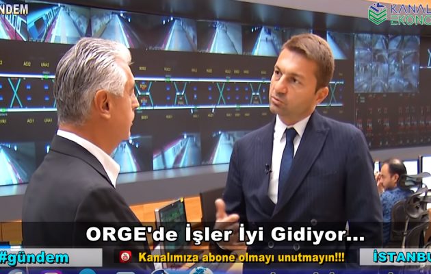Nevhan Gündüz Metro İstanbul Kumanda Merkezi’nde Gazeteci Celal Toprak’ın sorularını yanıtladı.