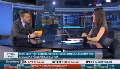 Nevhan Gündüz Bloomberg HT Piyasa Hattı programına konuk oldu. (13 Şubat 2019)